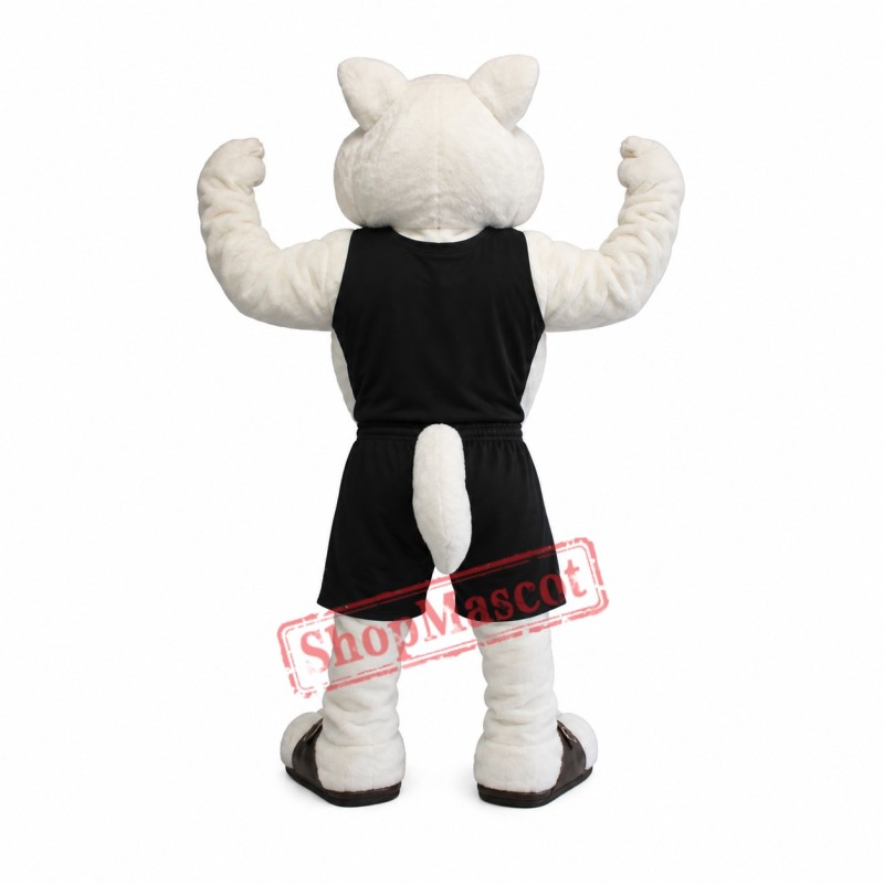 Sport White Squirrel Mascot Costume