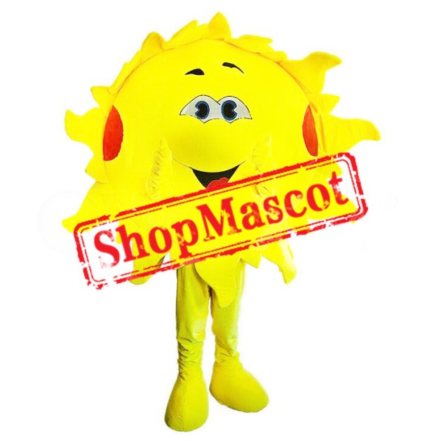 Friendly Sun Mascot Costume