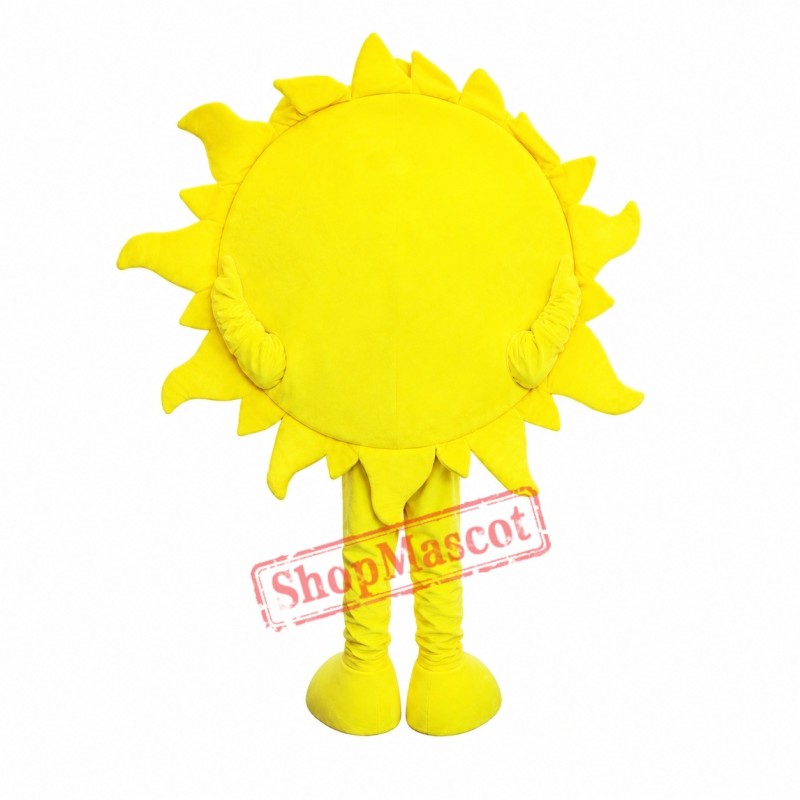 Friendly Sun Mascot Costume