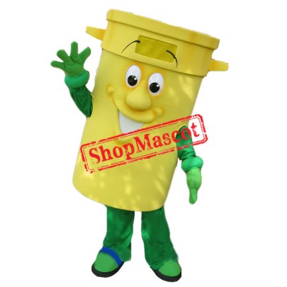 Yellow Bin Mascot Costume