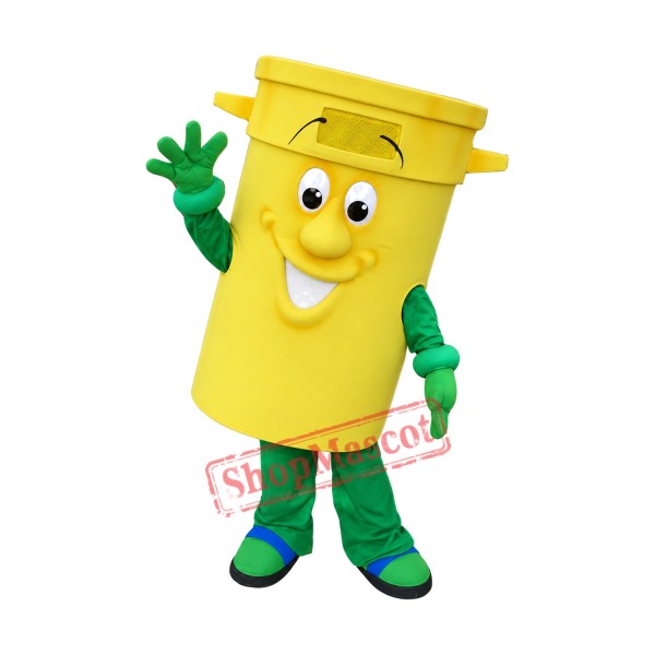 Yellow Bin Mascot Costume
