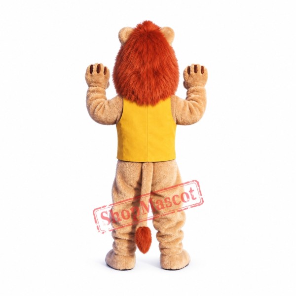 Happy Animal Lion Mascot Costume Happy Animal Lion Mascot Costume