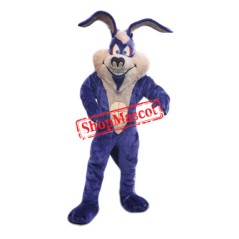 Purple Easter Bunny Mascot Costume Free Shipping