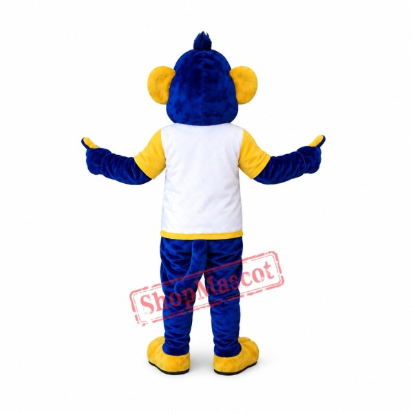 Blue & Yellow Monkey Mascot Costume