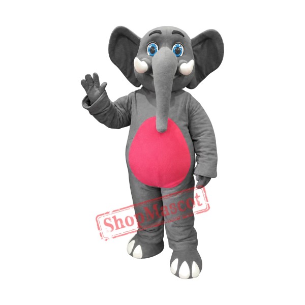 Friendly Elephant Mascot Costume Friendly Elephant Mascot Costume