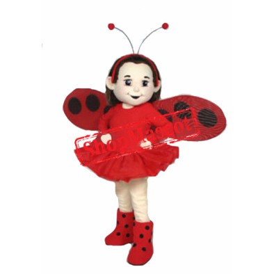 Butterfly Girl Mascot Costume
