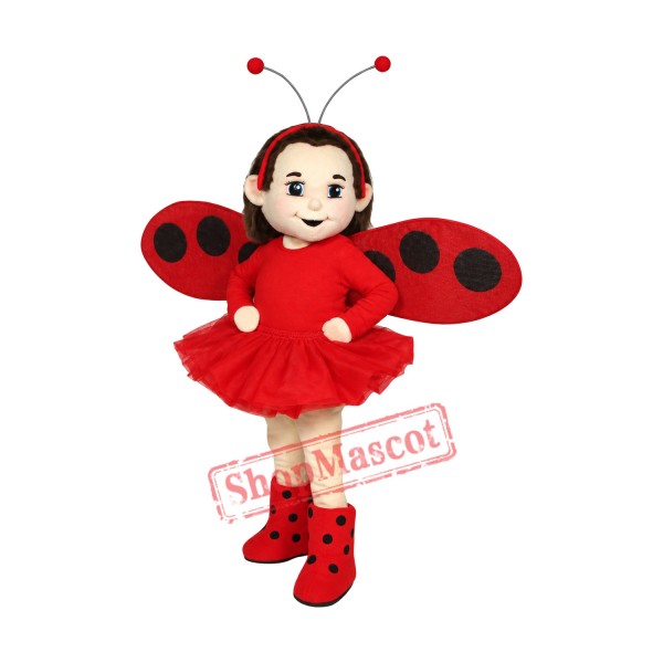 Butterfly Girl Mascot Costume