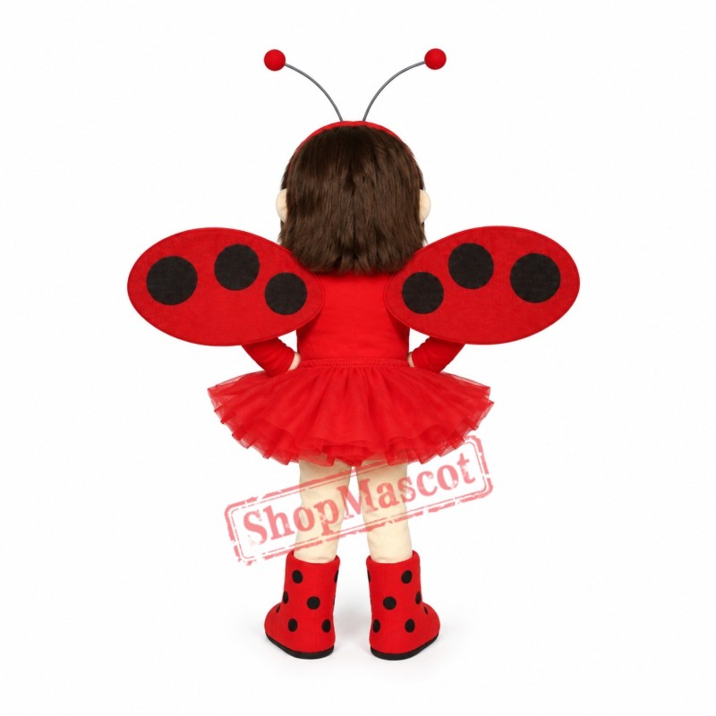 Butterfly Girl Mascot Costume Butterfly Girl Mascot Costume