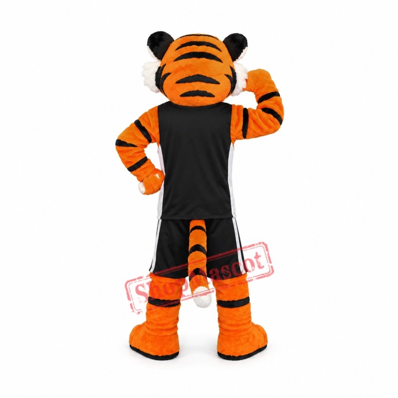 Super Friendly Tiger Mascot Costume Super Friendly Tiger Mascot Costume