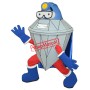 Diamond Man Mascot Costume