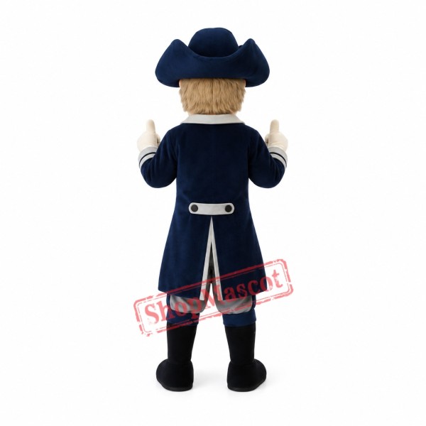 Young Patriot Mascot Costume Young Patriot Mascot Costume