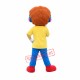 Music Boy Mascot Costume Music Boy Mascot Costume