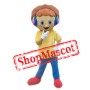 Music Boy Mascot Costume