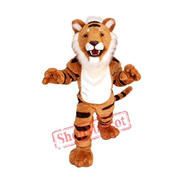Striped Tiger Mascot Costume