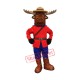 Safety Moose Mascot Costume Safety Moose Mascot Costume
