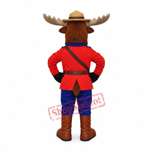 Safety Moose Mascot Costume Safety Moose Mascot Costume