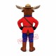 Safety Moose Mascot Costume Safety Moose Mascot Costume