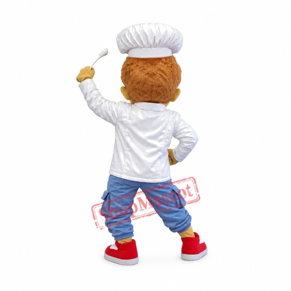 Chef Boy Mascot Costume Chef Boy Mascot Costume