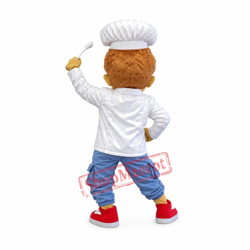 Chef Boy Mascot Costume Chef Boy Mascot Costume