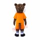 Happy School Leopard Mascot Costume Happy School Leopard Mascot Costume