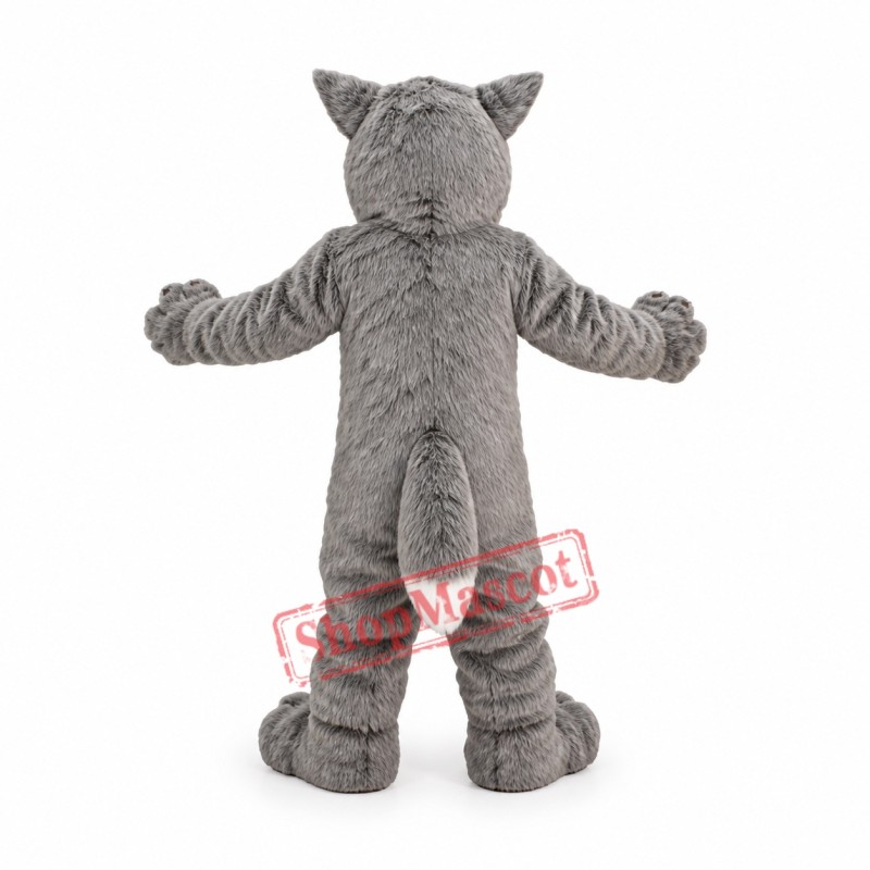 Friendly Grey Wolf Mascot Costume Free Shipping Friendly Grey Wolf Mascot Costume Free Shipping