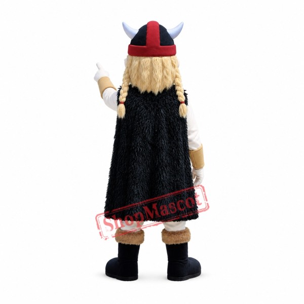 Red Viking Mascot Costume Red Viking Mascot Costume