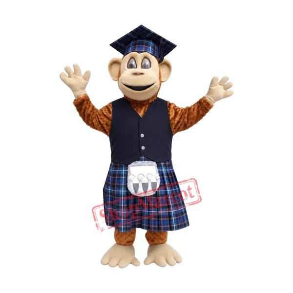 Learned Monkey Mascot Costume Learned Monkey Mascot Costume