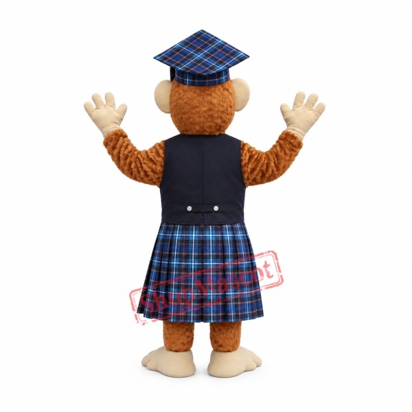 Learned Monkey Mascot Costume