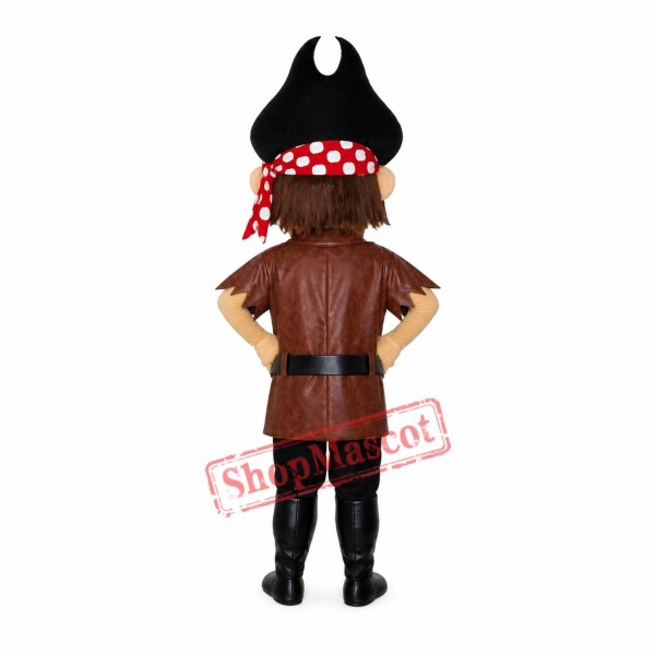 Funny Pirate Mascot Costume Funny Pirate Mascot Costume