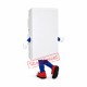 White Fridge Mascot Costume White Fridge Mascot Costume