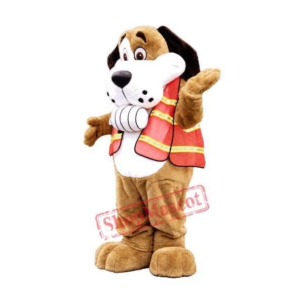 Fred Cross Dog Mascot Costume