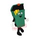 Happy Green Bin Mascot Costume Happy Green Bin Mascot Costume