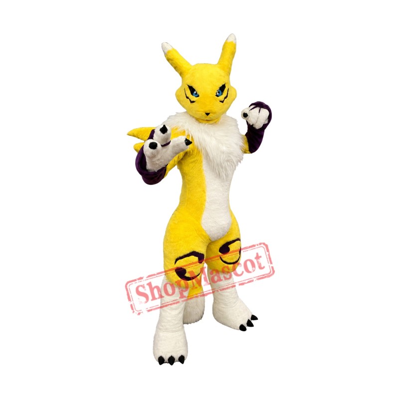 Renamon Mascot Costume Renamon Mascot Costume