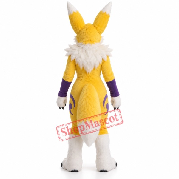Renamon Mascot Costume Renamon Mascot Costume
