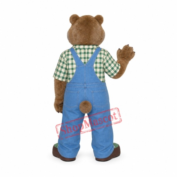 Worker Bear Mascot Costume Free Shipping Worker Bear Mascot Costume Free Shipping