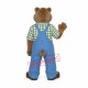 Worker Bear Mascot Costume Free Shipping Worker Bear Mascot Costume Free Shipping