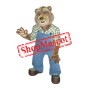 Worker Bear Mascot Costume Free Shipping