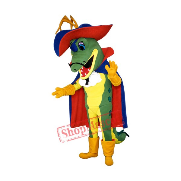 Pirate Gator Mascot Costume Pirate Gator Mascot Costume