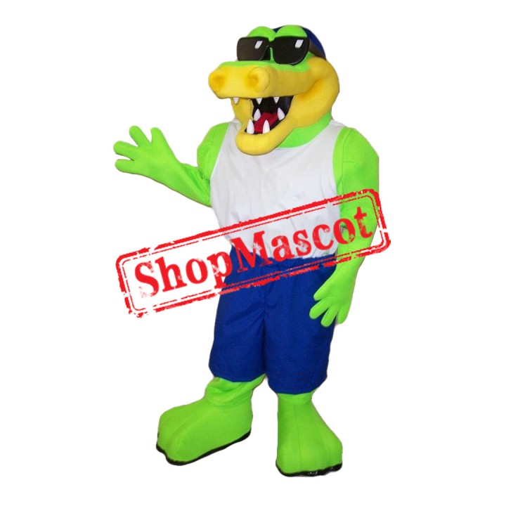 Cool Gator Mascot Costume