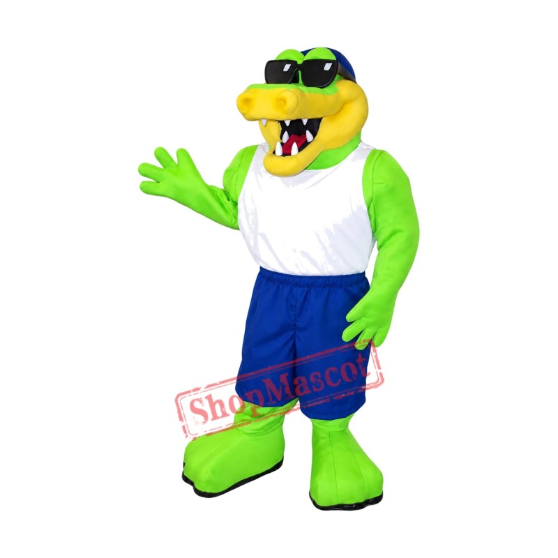 Cool Gator Mascot Costume Cool Gator Mascot Costume