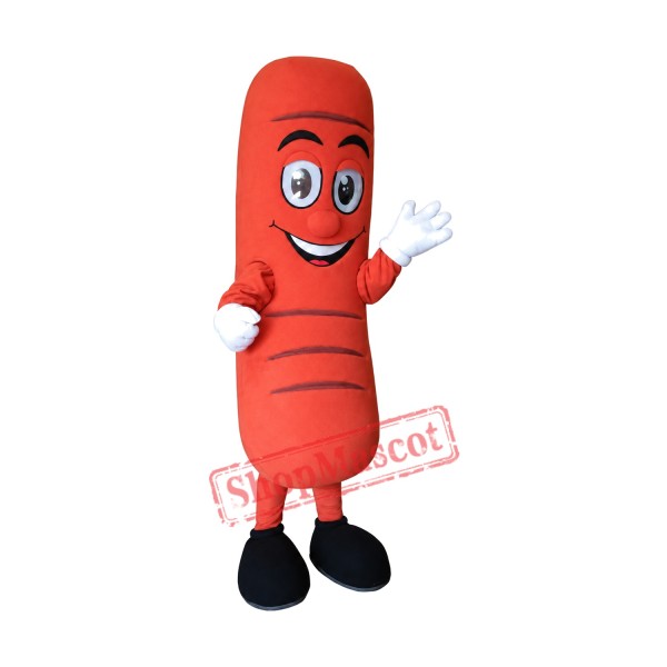Happy Hot Dog Mascot Costume