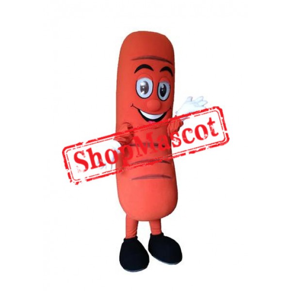 Happy Hot Dog Mascot Costume