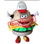 Happy Burger Mascot Costume