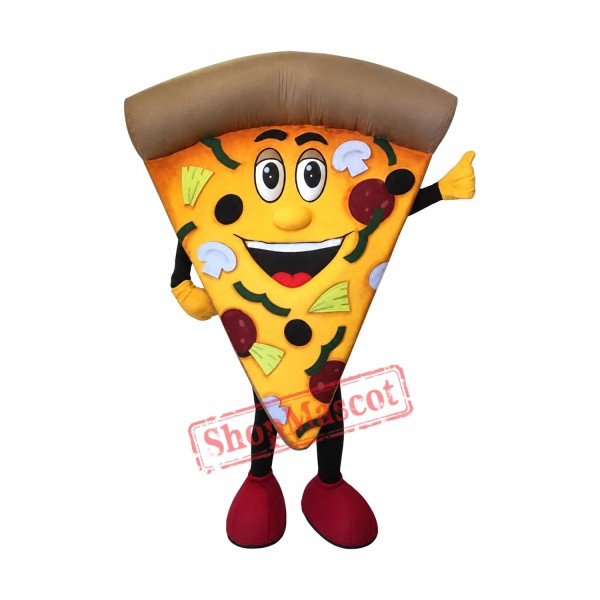Happy Pizza Mascot Costume