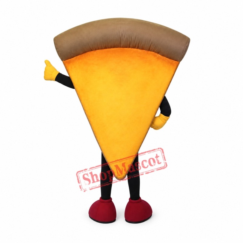 Happy Pizza Mascot Costume Happy Pizza Mascot Costume