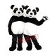 Panda Couple Mascot Costume Panda Couple Mascot Costume