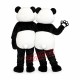 Panda Couple Mascot Costume Panda Couple Mascot Costume