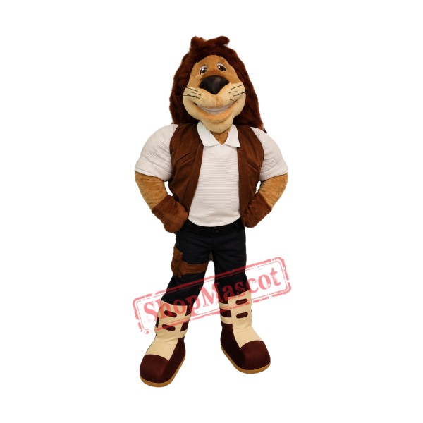 Handsome Lion Mascot Costume Handsome Lion Mascot Costume