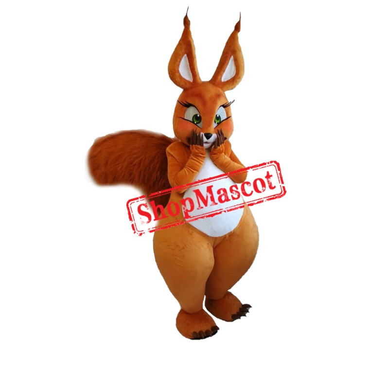Lovely Squirrel Mascot Costume