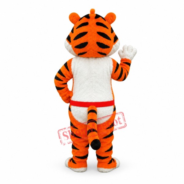 School Happy Tiger Mascot Costume School Happy Tiger Mascot Costume